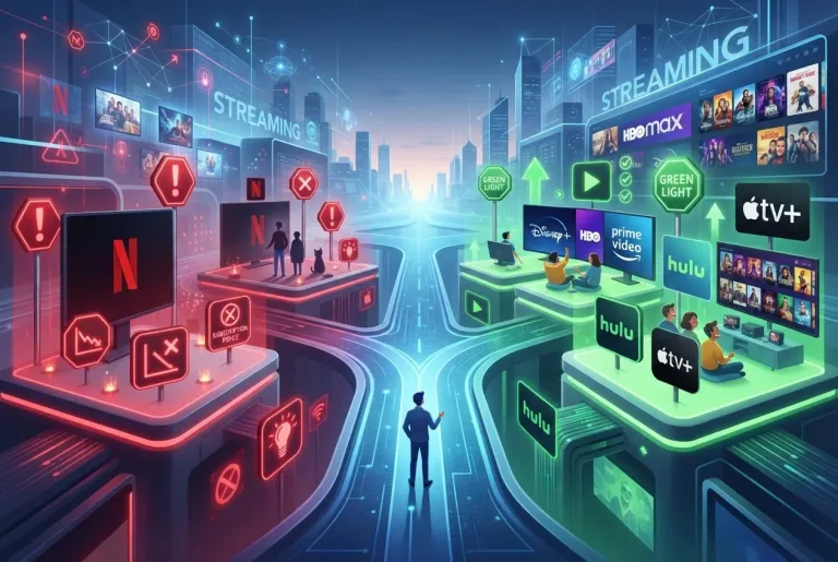 Featured image for: Netflix vs Competitors: Red Flags and Green Lights in Streaming