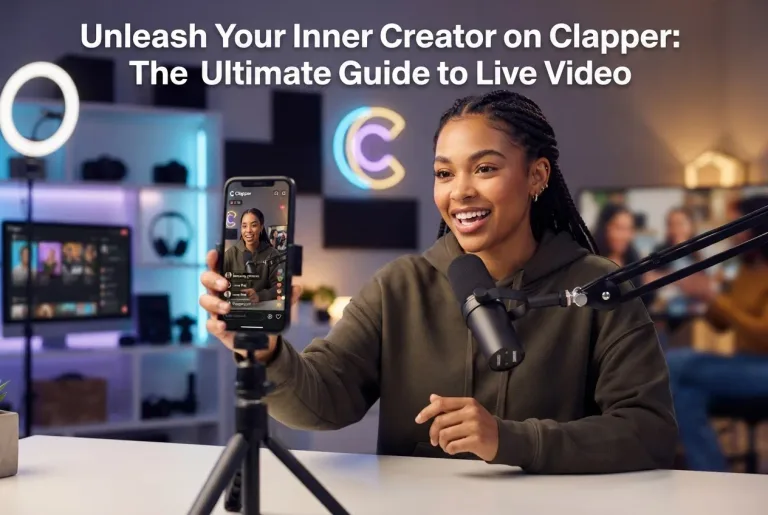 Featured image for: Unleash Your Inner Creator on Clapper: The Ultimate Guide to Live Video