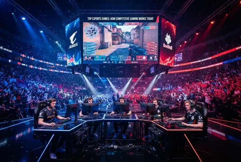 Featured image for: Top Esports Games: How Competitive Gaming Works Today