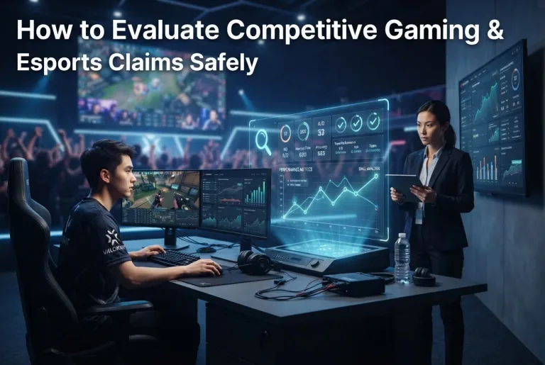 Featured image for: How to Evaluate Competitive Gaming & Esports Claims Safely