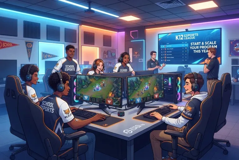 Featured image for: How to Start and Scale a K12 School Esports Program This Year
