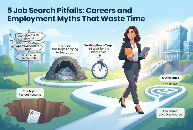 Featured image for: 5 Job Search Pitfalls: Careers and Employment Myths That Waste Time
