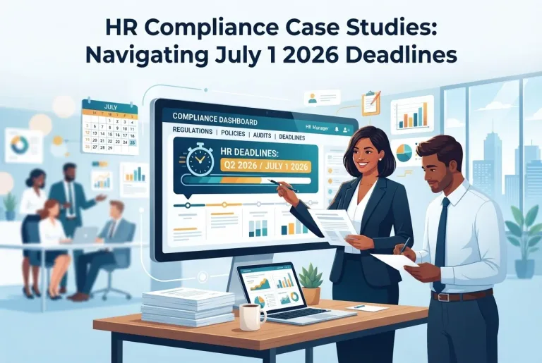 Featured image for: HR Compliance Case Studies: Navigating July 1 2026 Deadlines