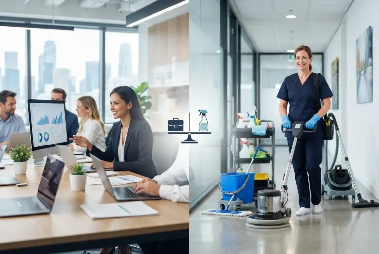 Featured image for: Deciding Between Corporate Office Jobs and Commercial Cleaning Careers