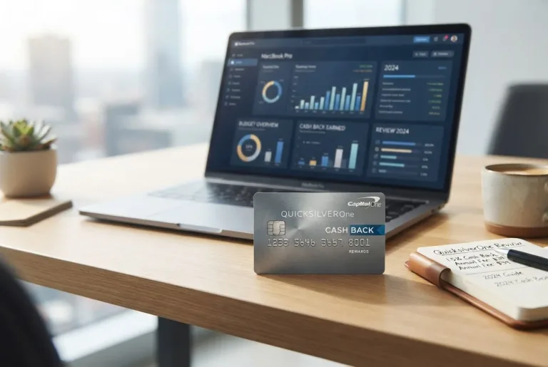 Featured image for: Capital One QuicksilverOne Cash Rewards Credit Card Review: 2024 Guide