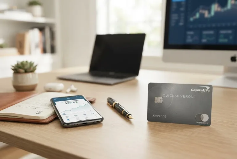 Featured image for: Capital One QuicksilverOne Review: Cash Back for Building Credit
