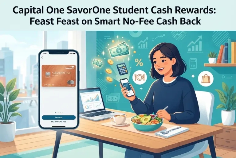 Featured image for: Capital One SavorOne Student Cash Rewards: Feast on Smart No-Fee Cash Back