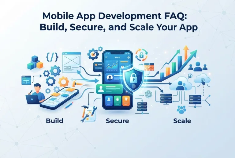 Featured image for: Mobile App Development FAQ: Build, Secure, and Scale Your App