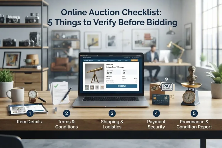 Featured image for: Online Auction Checklist: 5 Things to Verify Before Bidding