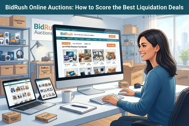 Featured image for: BidRush Online Auctions: How to Score the Best Liquidation Deals