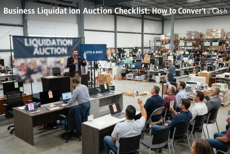 Featured image for: Business Liquidation Auction Checklist: How to Convert Assets to Cash