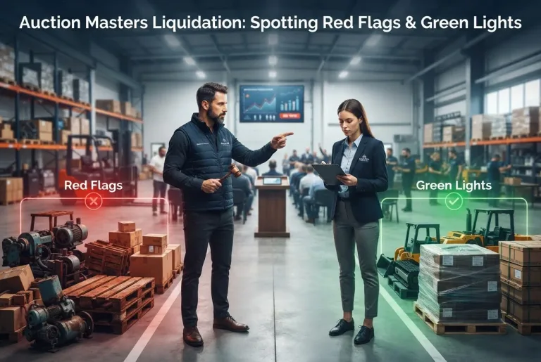 Featured image for: Auction Masters Liquidation: Spotting Red Flags & Green Lights