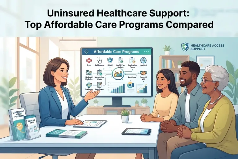 Featured image for: Uninsured Healthcare Support: Top Affordable Care Programs Compared