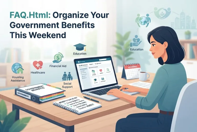 Featured image for: Faq.Html: Organize Your Government Benefits This Weekend