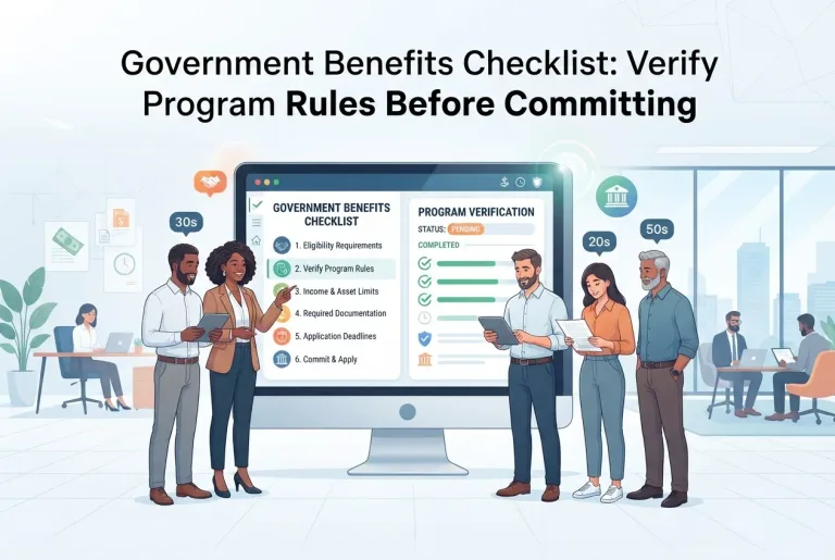 Featured image for: Government Benefits Checklist: Verify Program Rules Before Committing
