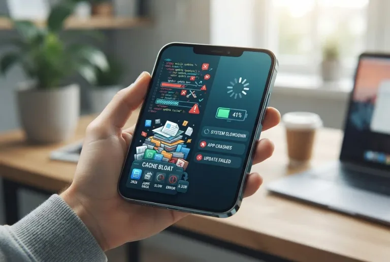 Featured image for: Why Sloppy Mobile Updates and Unchecked Cache Bloat Ruin Your Phones in 2026