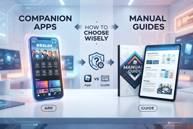 Featured image for: Roblox Companion Apps vs Manual Guides: How to Choose Wisely