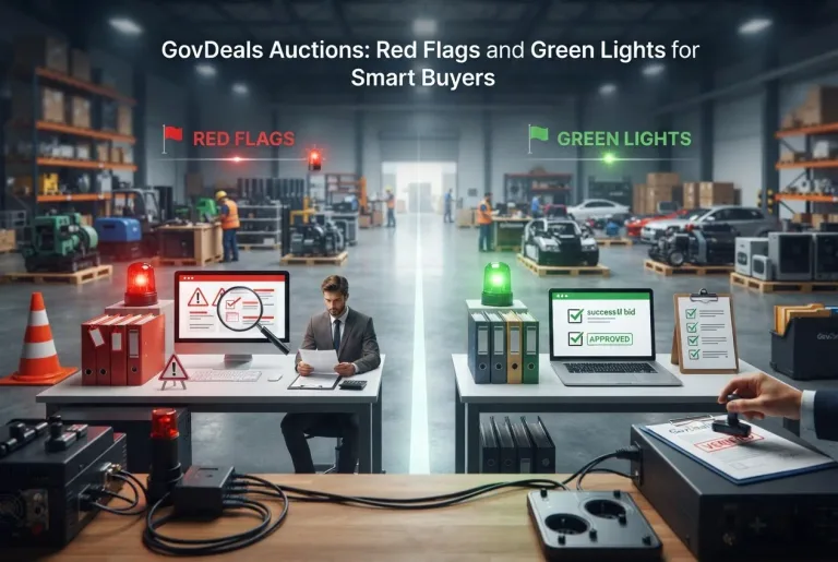Featured image for: GovDeals Auctions: Red Flags and Green Lights for Smart Buyers