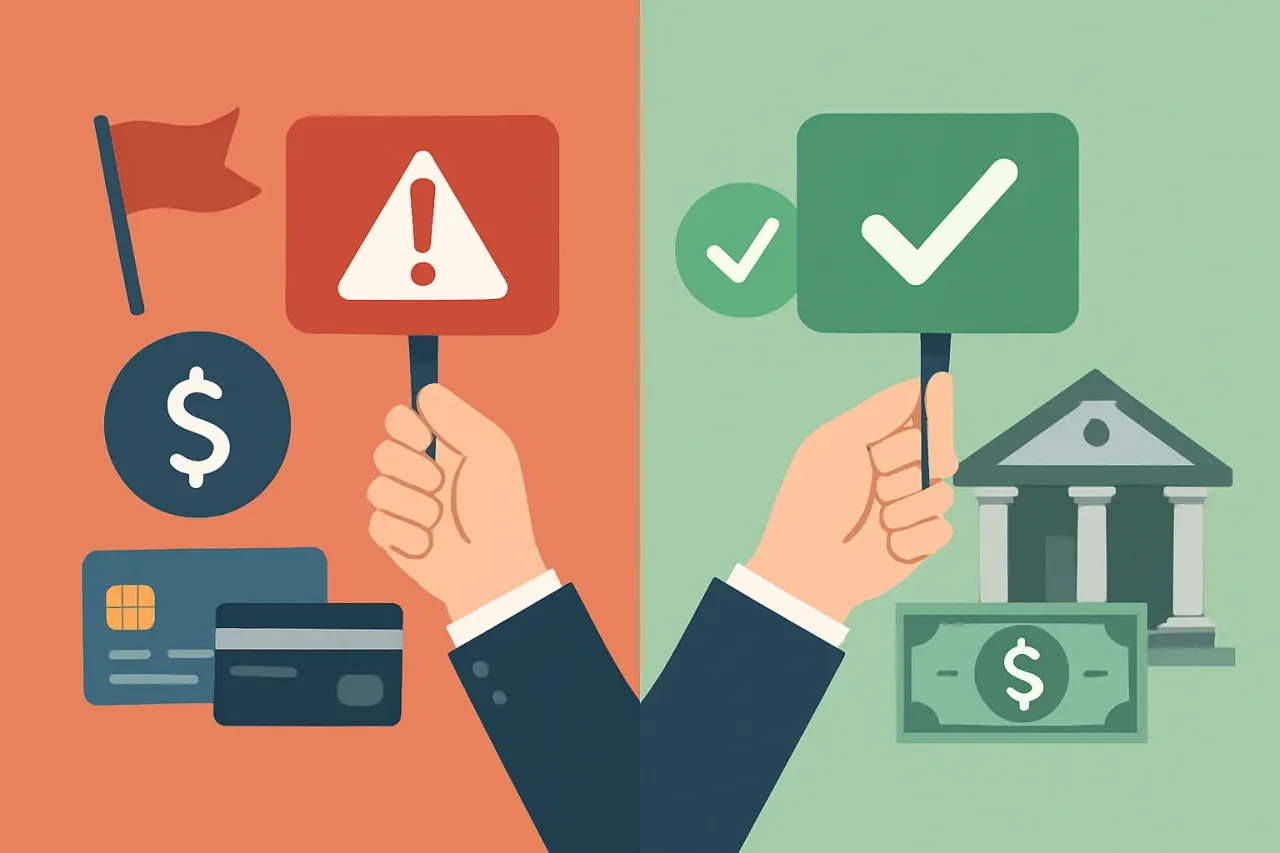 Featured image for: Spotting Red Flags and Green Lights: Banking Alternatives for Smarter Money Management