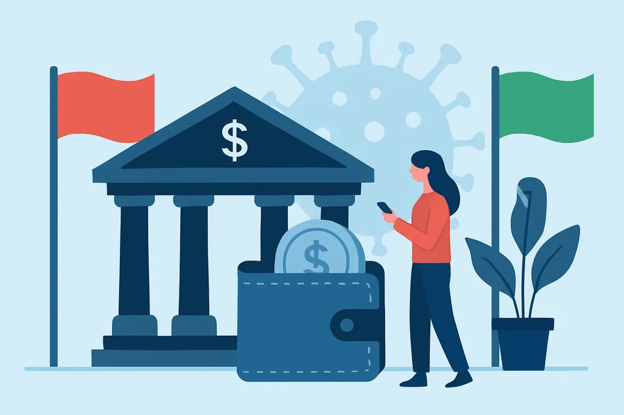Featured image for: Banking in Uncertain Times: Red Flags and Green Lights for COVID-19 Customers