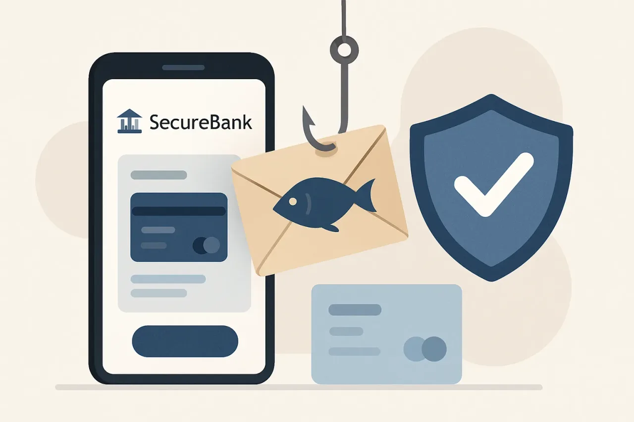 Featured image for: How to Spot and Avoid Banking Phishing Scams with SecureBank