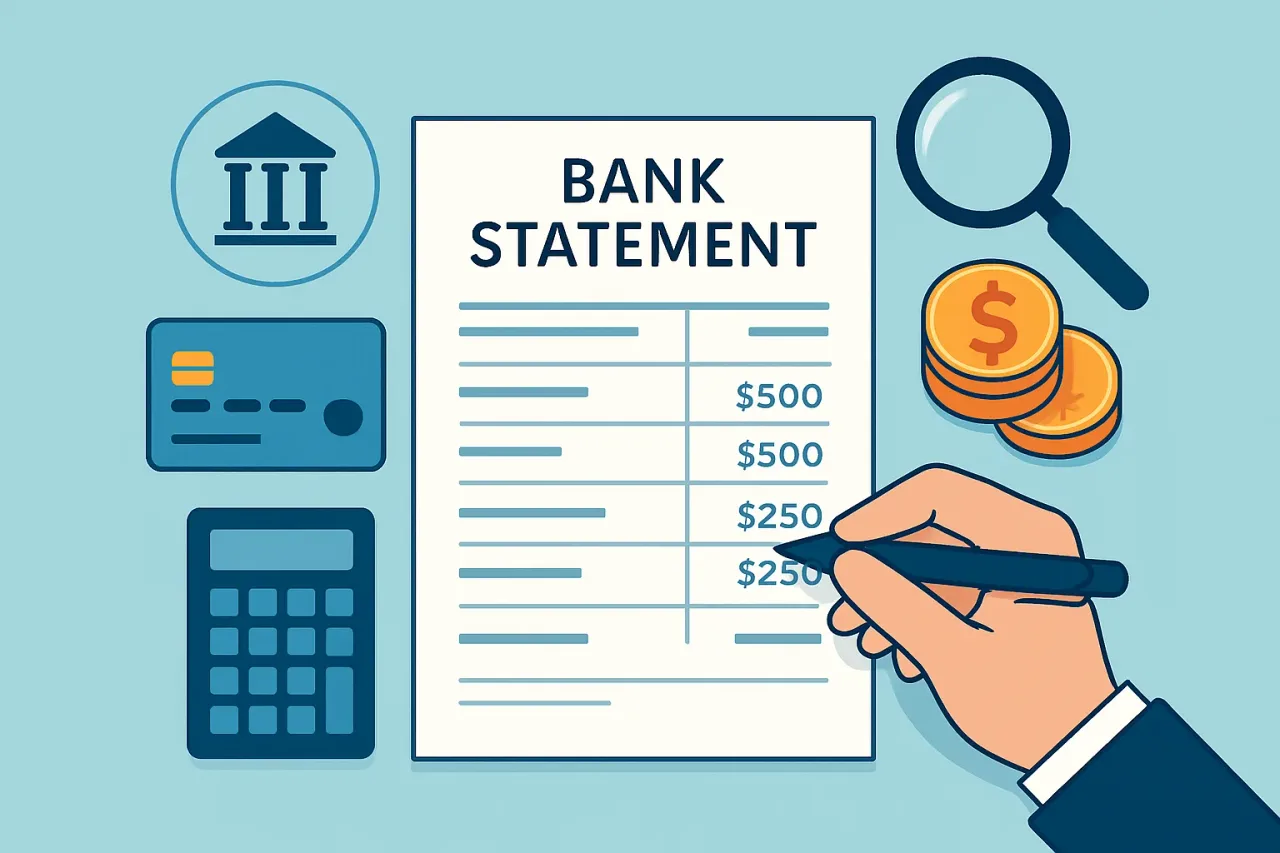 Featured image for: How to Review Your First Bank Statement: Step-by-Step for New Account Holders