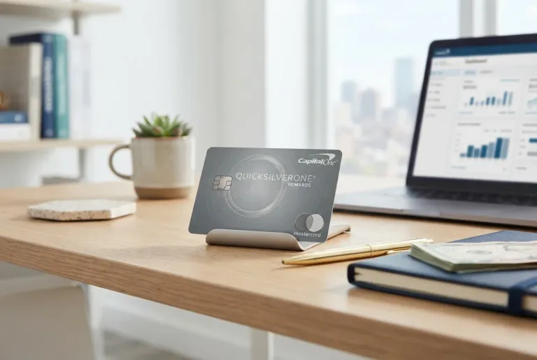 Featured image for: Capital One QuicksilverOne Review: Simple Cash Back for Building Credit