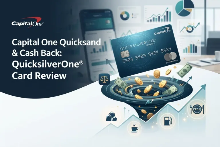 Featured image for: Capital One Quicksand & Cash Back: QuicksilverOne® Card Review