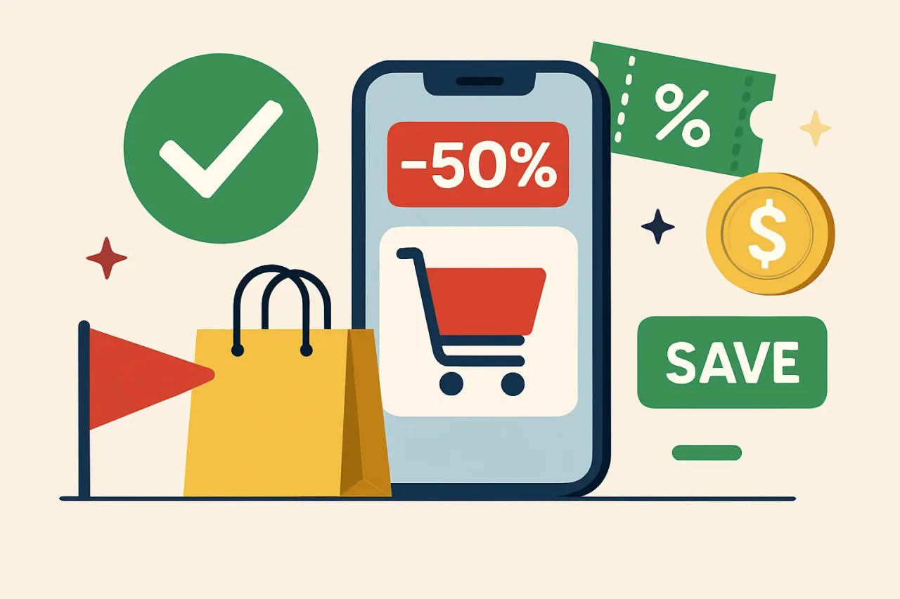 Featured image for: Discount Shopping Apps: Spotting Red Flags and Green Lights for Saving