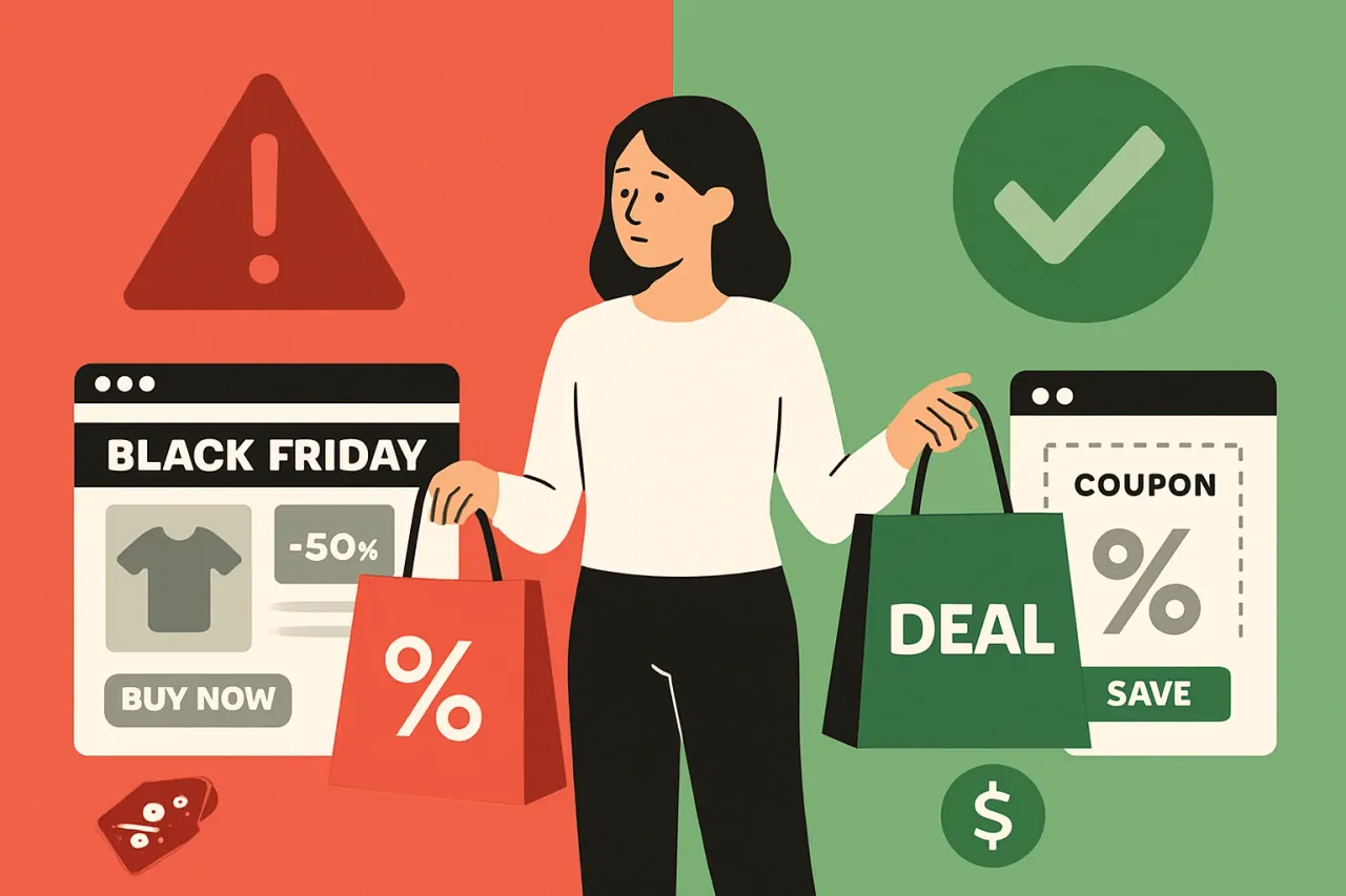 Featured image for: Spotting Black Friday Shopping Mistakes: Red Flags and Green Lights for Deal Hunters