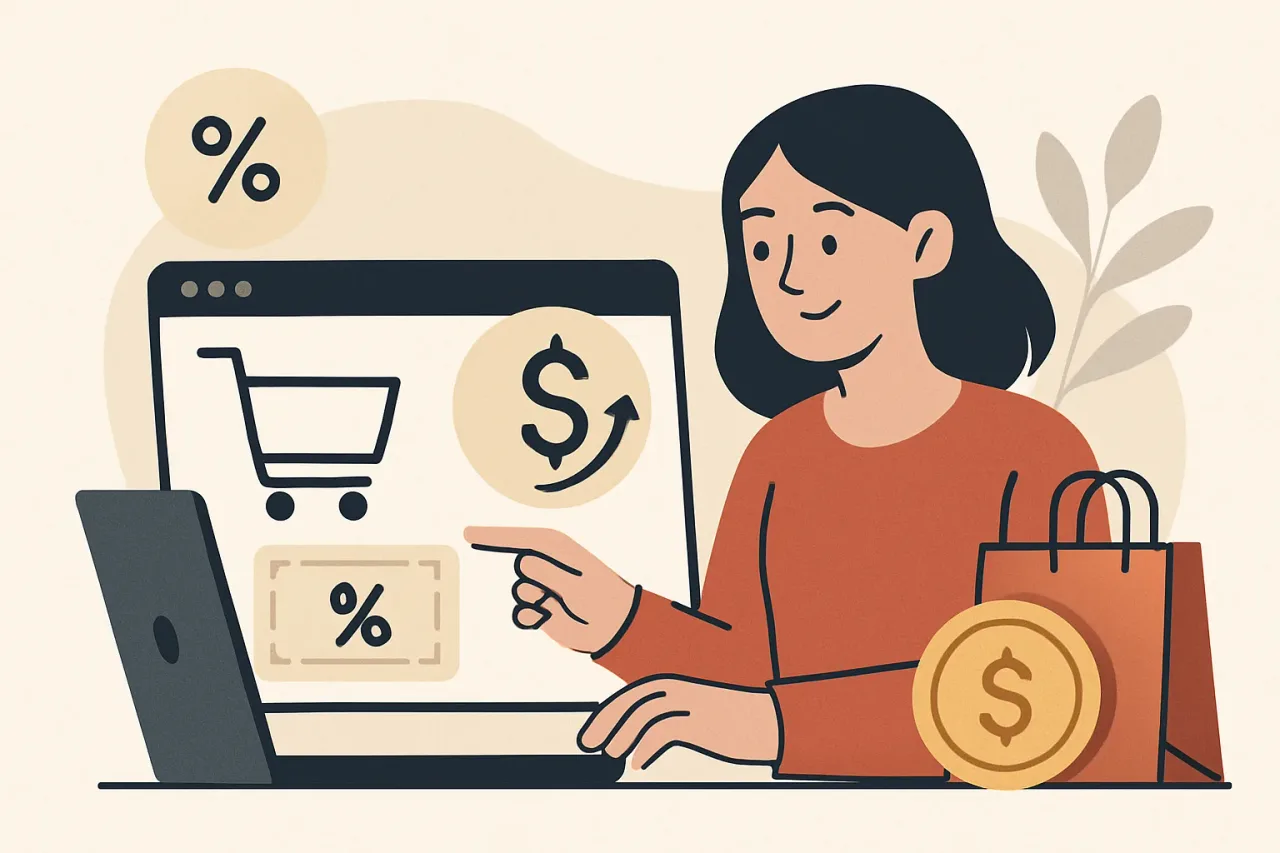 Screenshot of Rakuten cashback dashboard