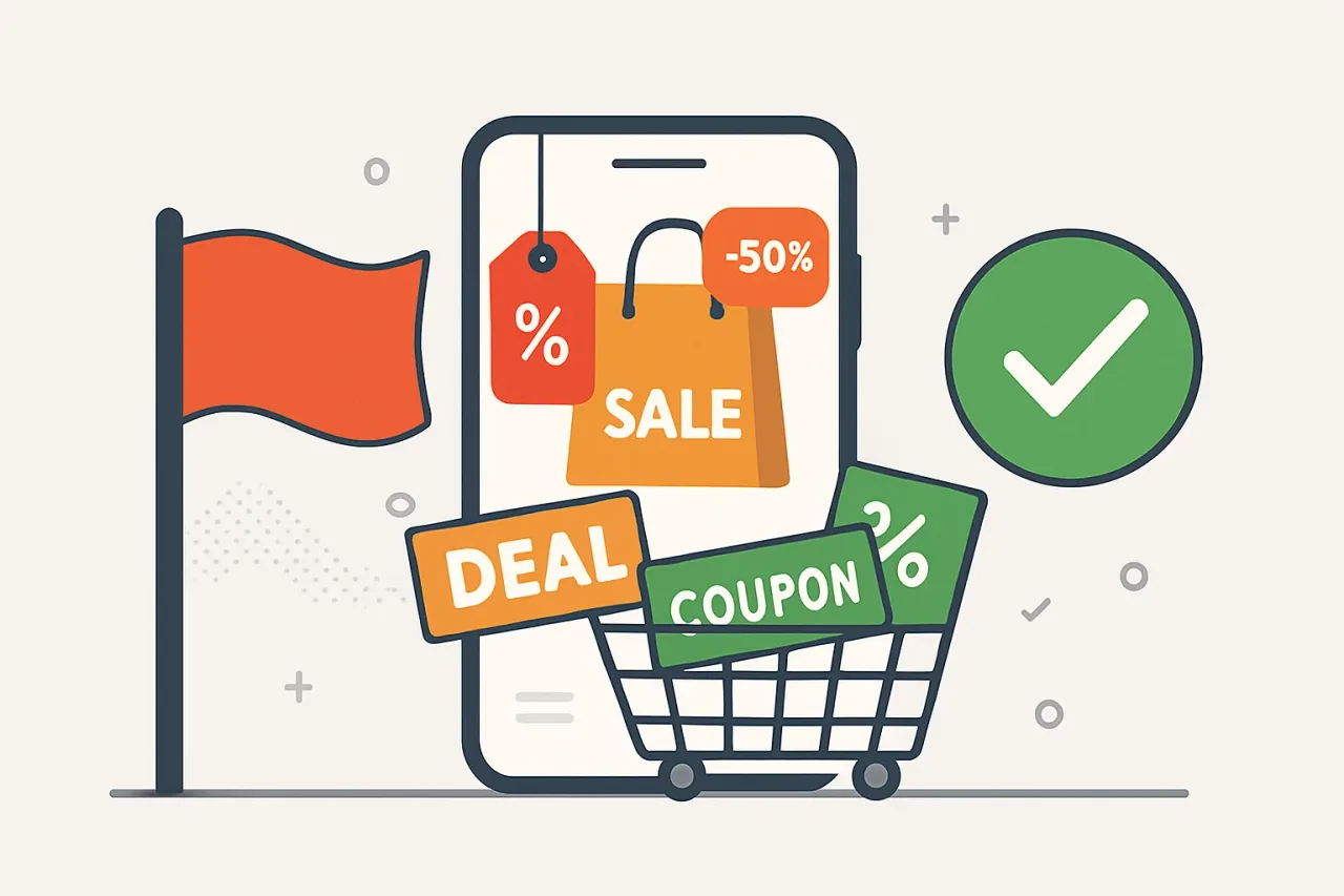 Featured image for: Spotting Red Flags and Green Lights in Discount Shopping Apps