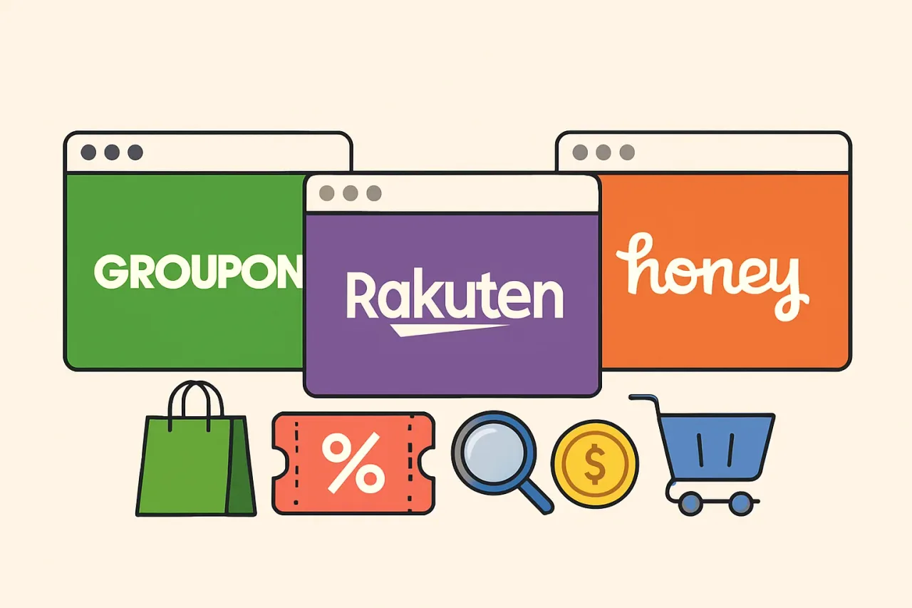 Featured image for: Comparing Groupon, Rakuten, and Honey: Coupon Extensions for Smart Savings