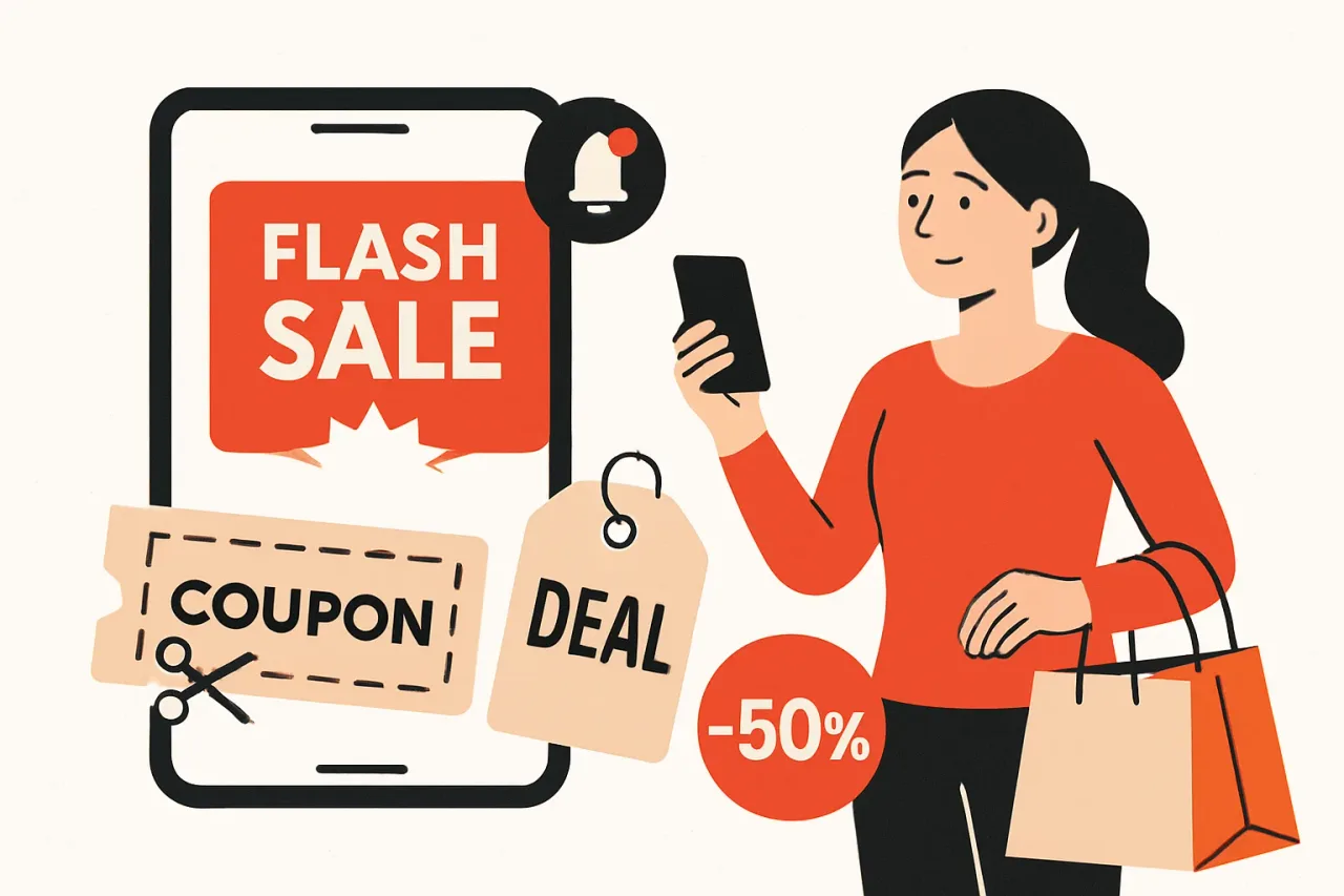 Featured image for: Maximizing Flash Sale Alerts: The Busy Shopper’s Strategy for Shopping Deals & Coupons