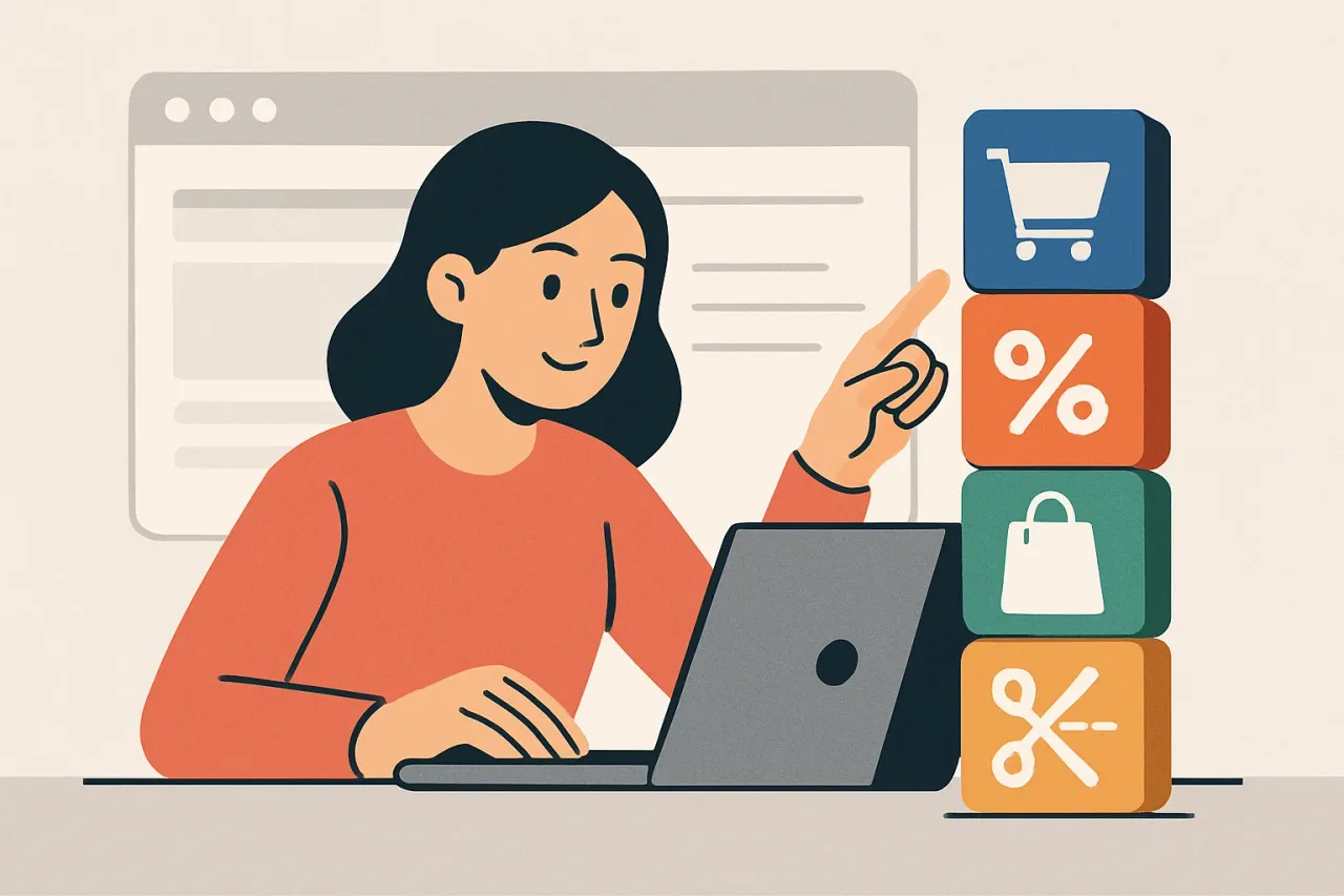 Stacking shopping browser extensions for maximum savings
