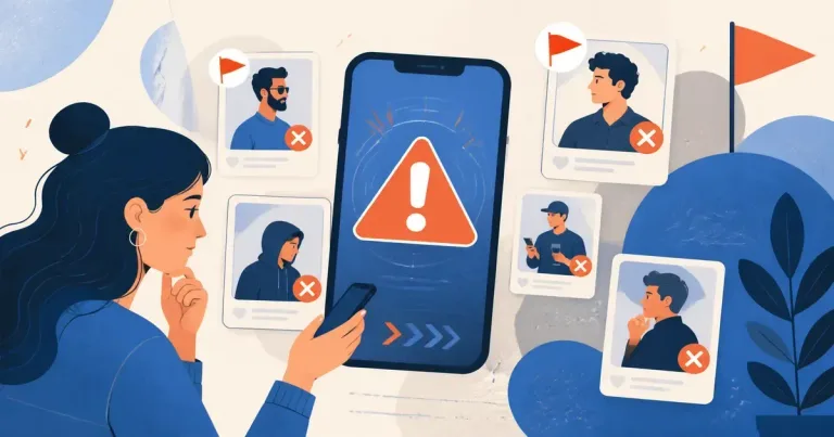 Capa editorial: Sinais Vermelhos em Apps de Namoro: O Que Observar Antes de Marcar um Date