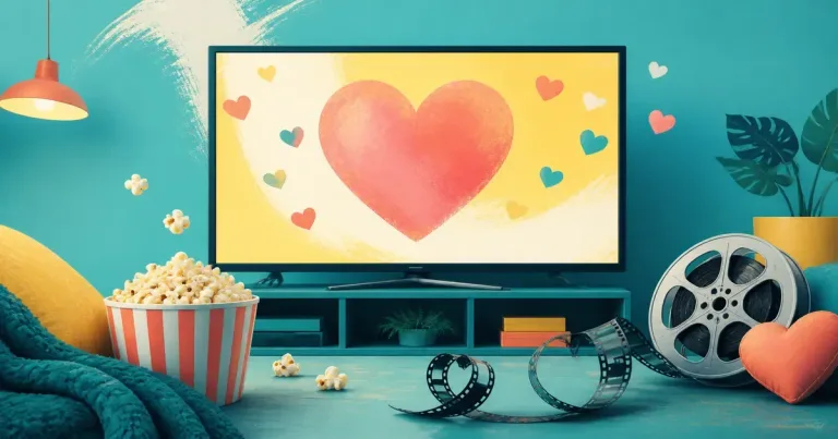 Capa editorial: Melhores Comédias Românticas no Streaming Para uma Noite Leve