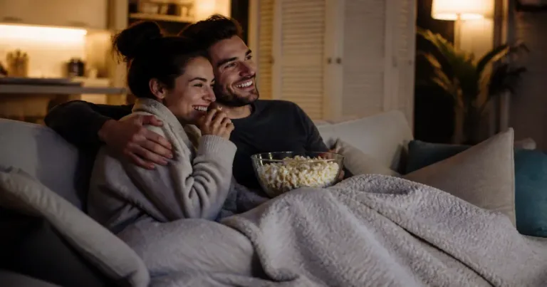 Capa editorial: Filmes Para uma Noite de Casal: 8 Escolhas Para Cada Clima