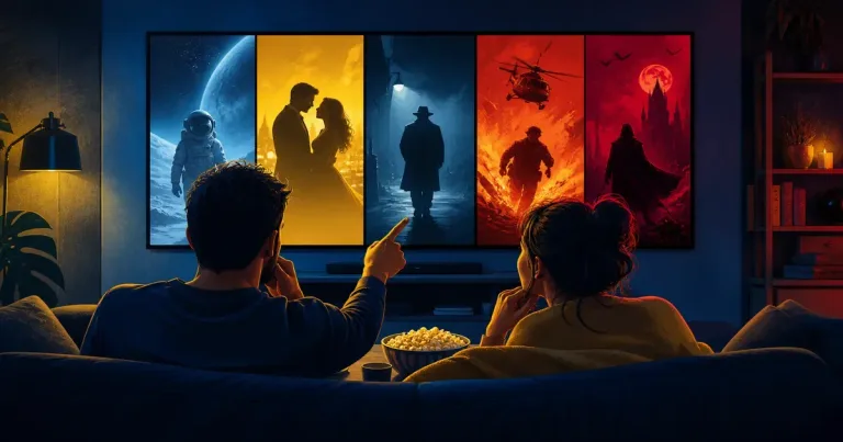 Capa editorial: Como Escolher um Filme Para Assistir em Casal Sem Perder Tempo Procurando