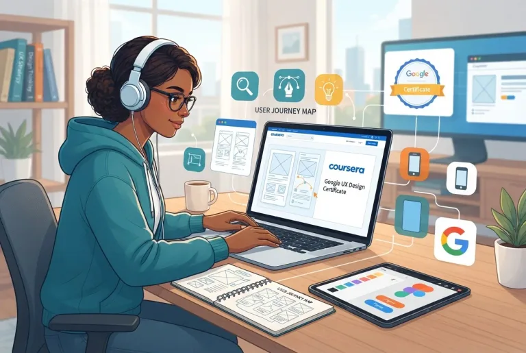 Featured image for: Coursera Google UX Design Certificate: Your Path to a Creative Career