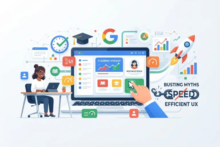 Featured image for: Mastering Google UX Design: Busting E-Learning Speed Myths