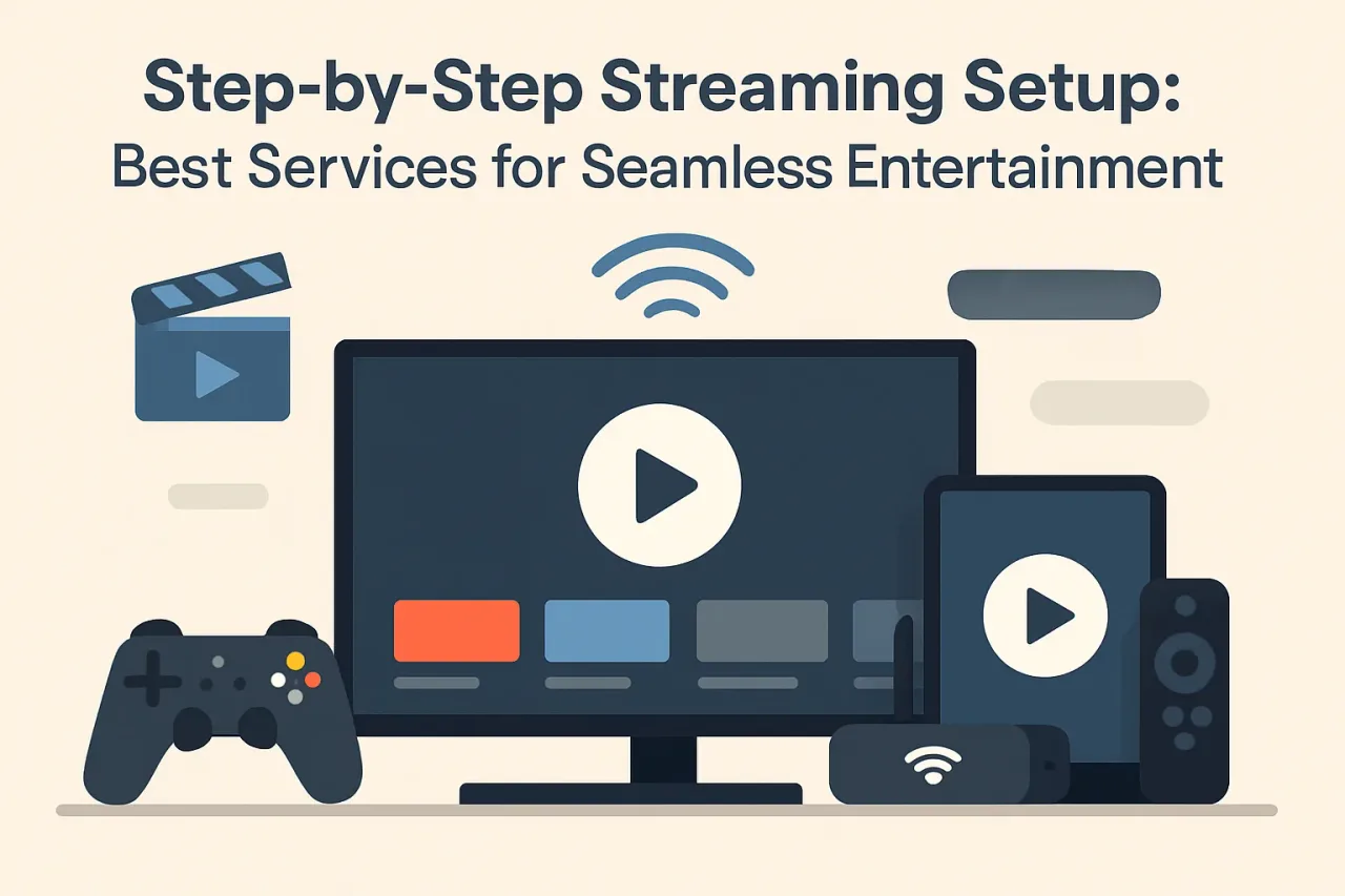 Featured image for: Step-by-Step Streaming Setup: Best Services for Seamless Entertainment