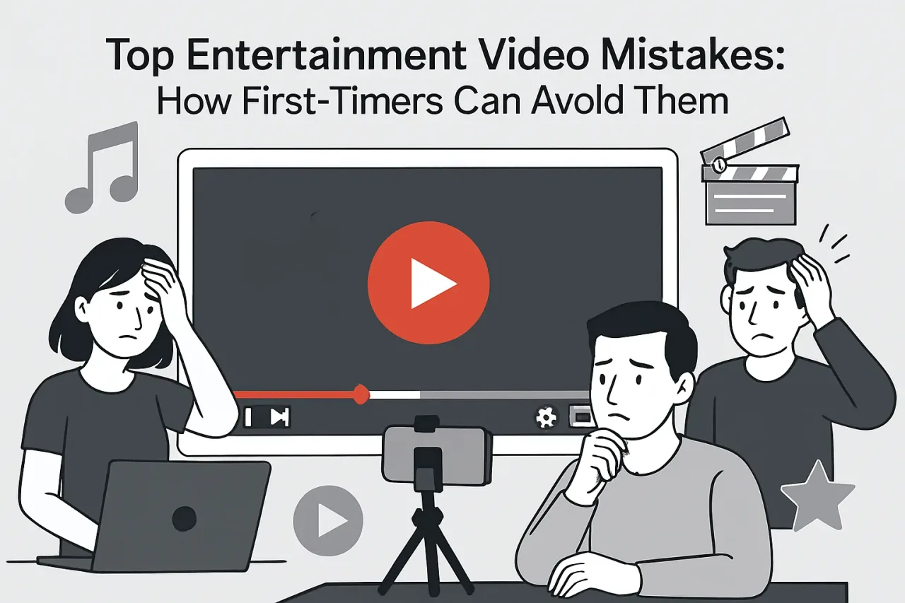 Featured image for: Top Entertainment Video Mistakes: How First-Timers Can Avoid Them