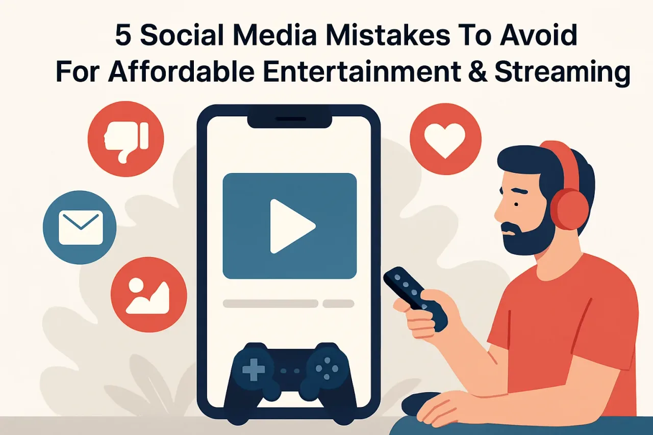 Featured image for: 5 Social Media Mistakes To Avoid For Affordable Entertainment & Streaming