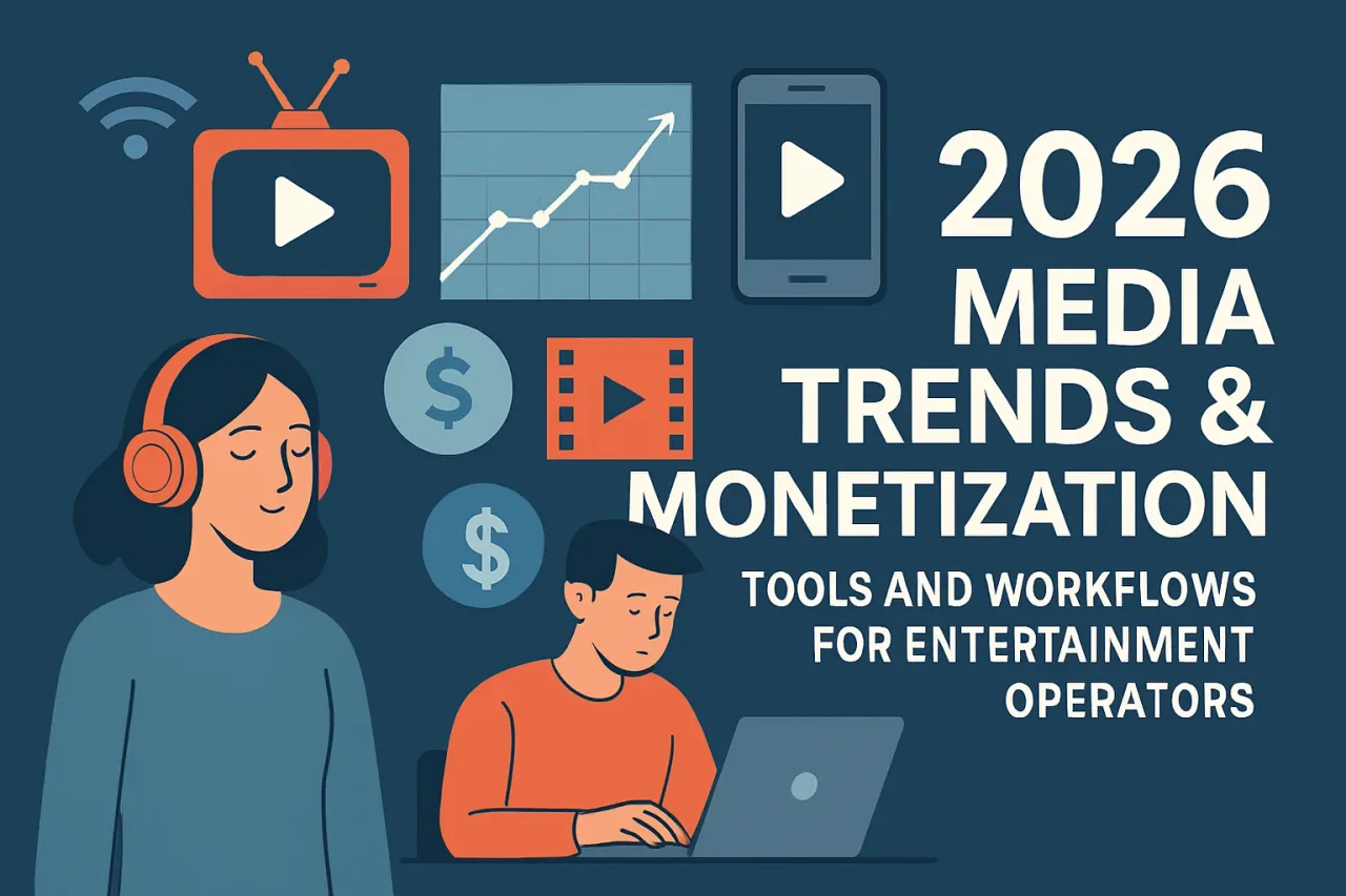 Featured image for: 2026 Media Trends & Monetization: Tools and Workflows For Entertainment Operators