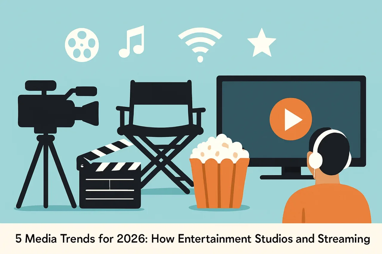 Featured image for: 5 Media Trends for 2026: How Entertainment Studios and Streaming Are Changing Content