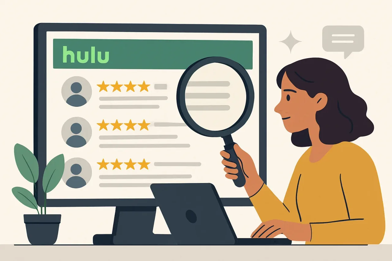 Examining Hulu user reviews for authenticity