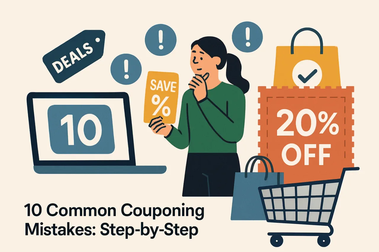 Featured image for: 10 Common Couponing Mistakes: Step-by-Step Guide for Smarter Shopping
