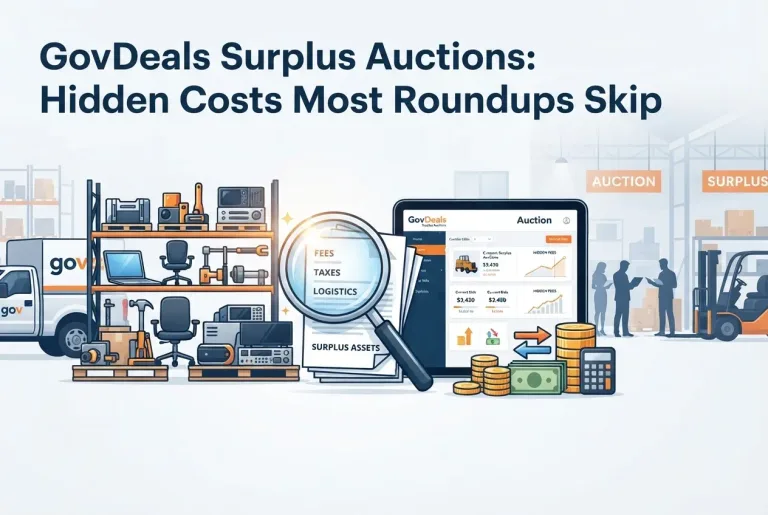 Featured image for: GovDeals Surplus Auctions: Hidden Costs Most Roundups Skip