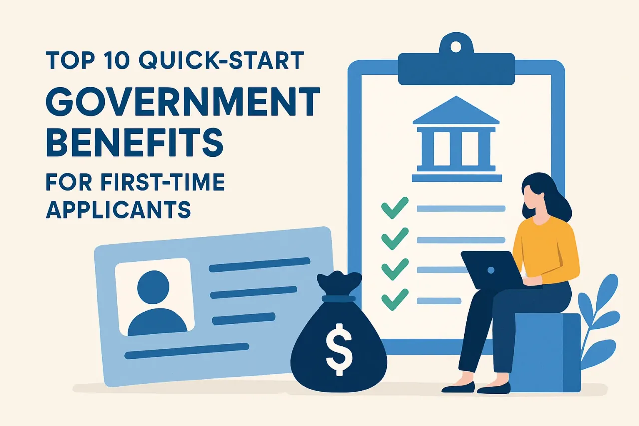 Featured image for: Top 10 Quick-Start Government Benefits for First-Time Applicants